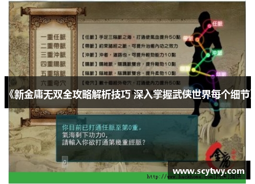 《新金庸无双全攻略解析技巧 深入掌握武侠世界每个细节》